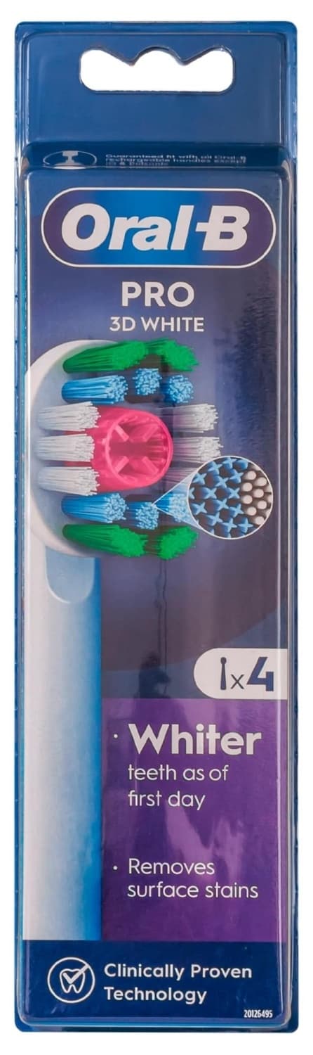 ORAL B Pro 3D white nastavak za električnu četkicu 4kom-slika