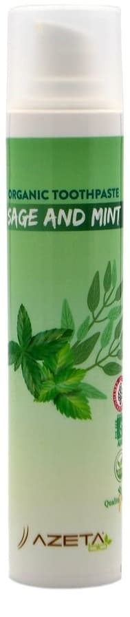 Organska pasta AZETA BIO žalfija i menta 50ml-slika
