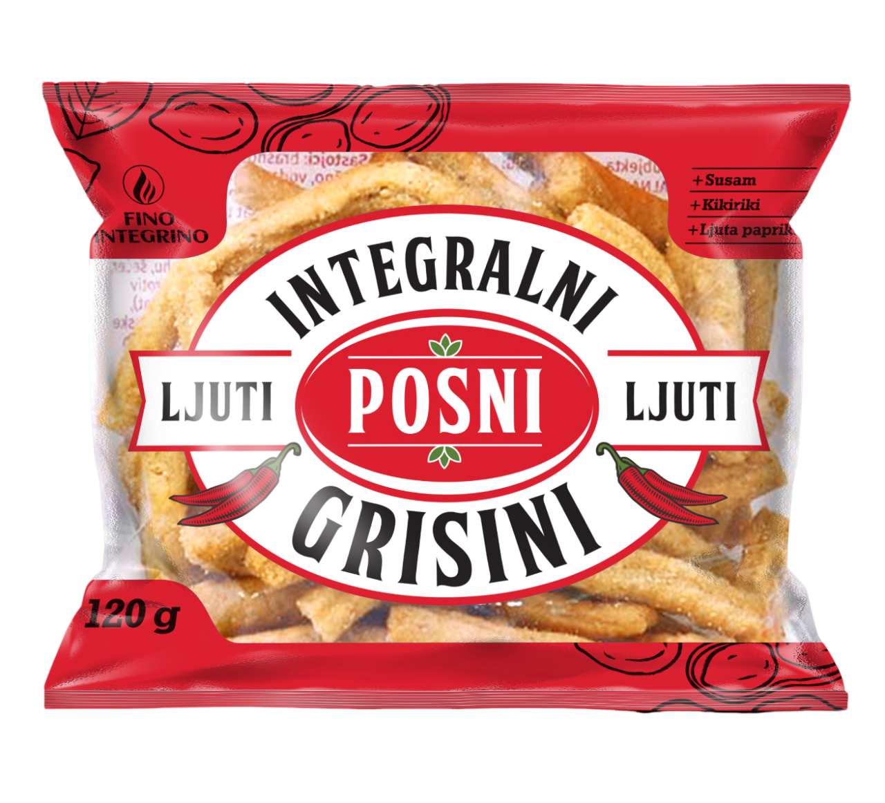 stapic integralni ljuti 200gr fino integrino-slika