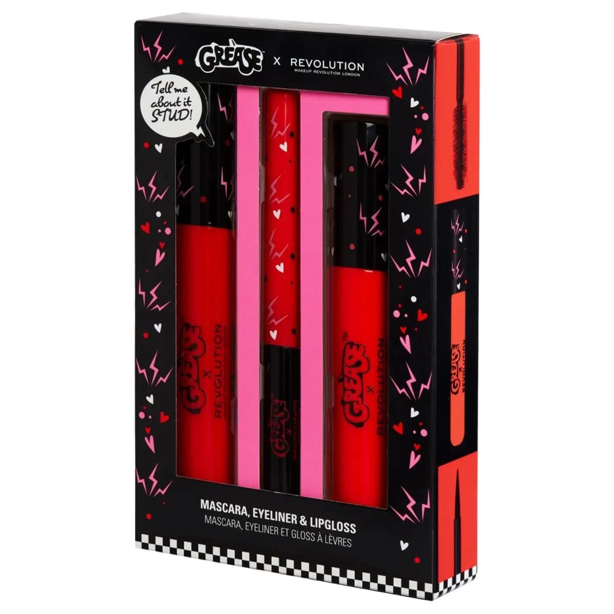 REVOLUTION Grease shape up set (maskara, ajlajner i sjaj) -slika