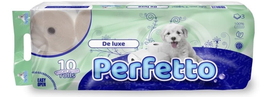 Toalet papir PERFETTO Delux 3sloja 10kom-slika