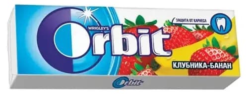 Žvake ORBIT jagoda banana 14g-slika