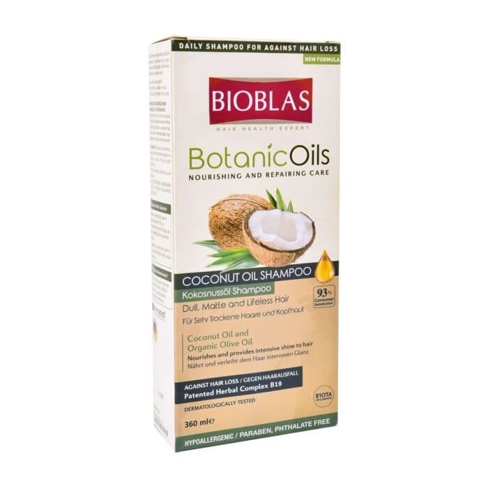 Šampon BIOBLAS Botanic ulje kokosa i masline 360ml-slika