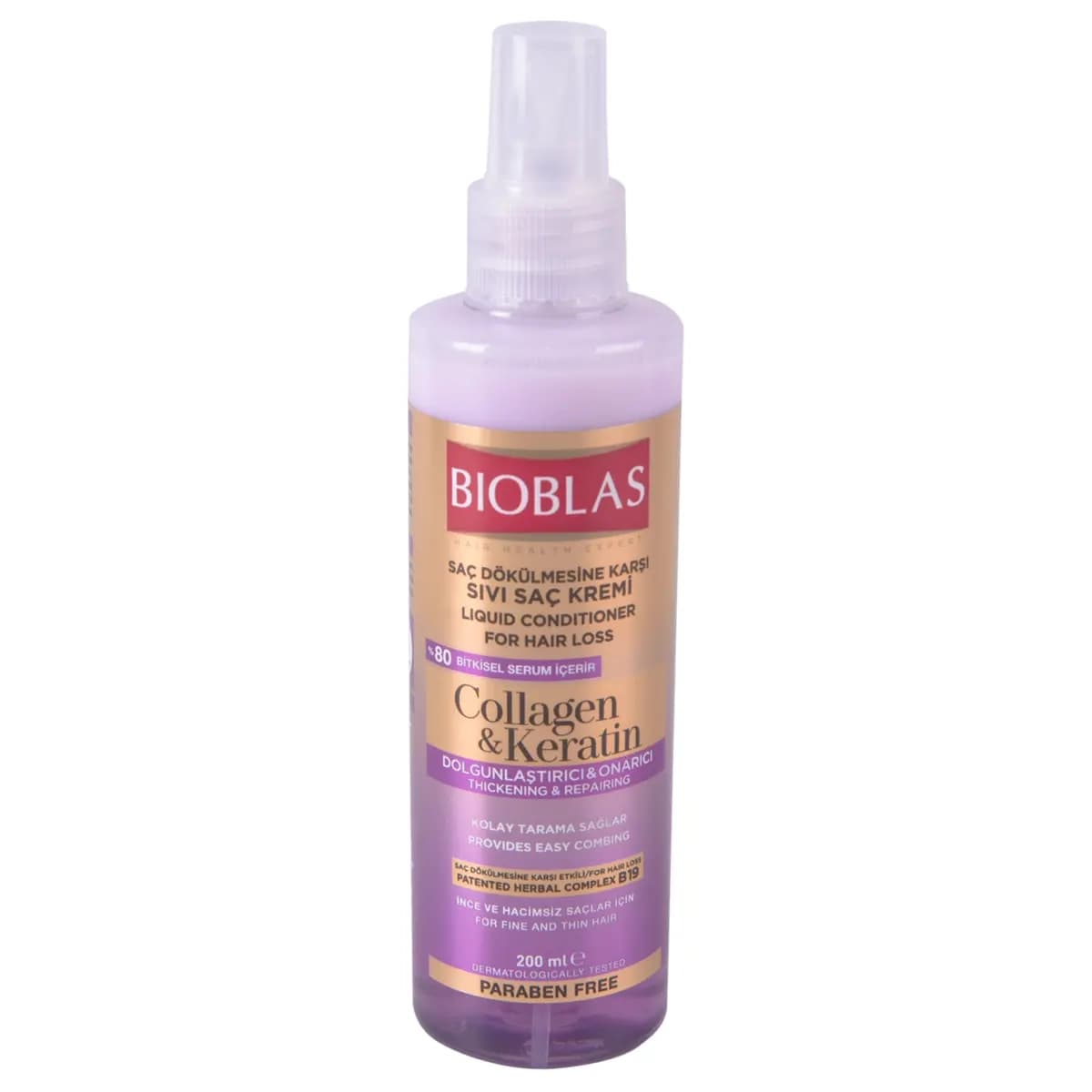 Balzam u spreju BIOBLAS kolagen keratin 200ml-slika