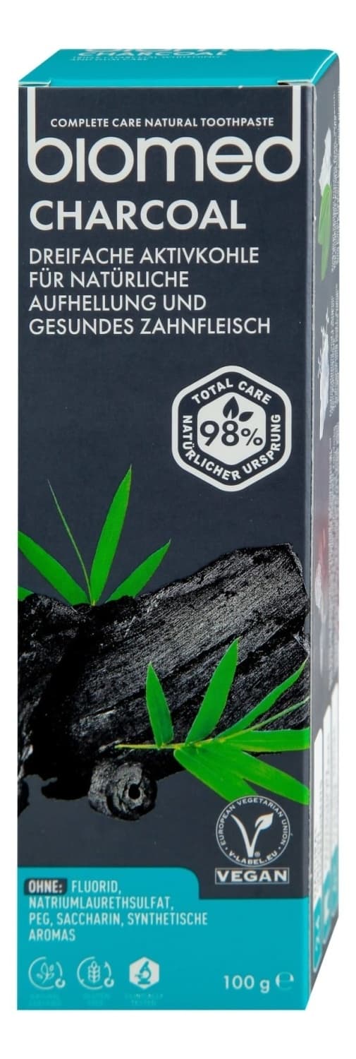 PASTA ZA ZUBE BIOMED 100G CHARCOAL-slika