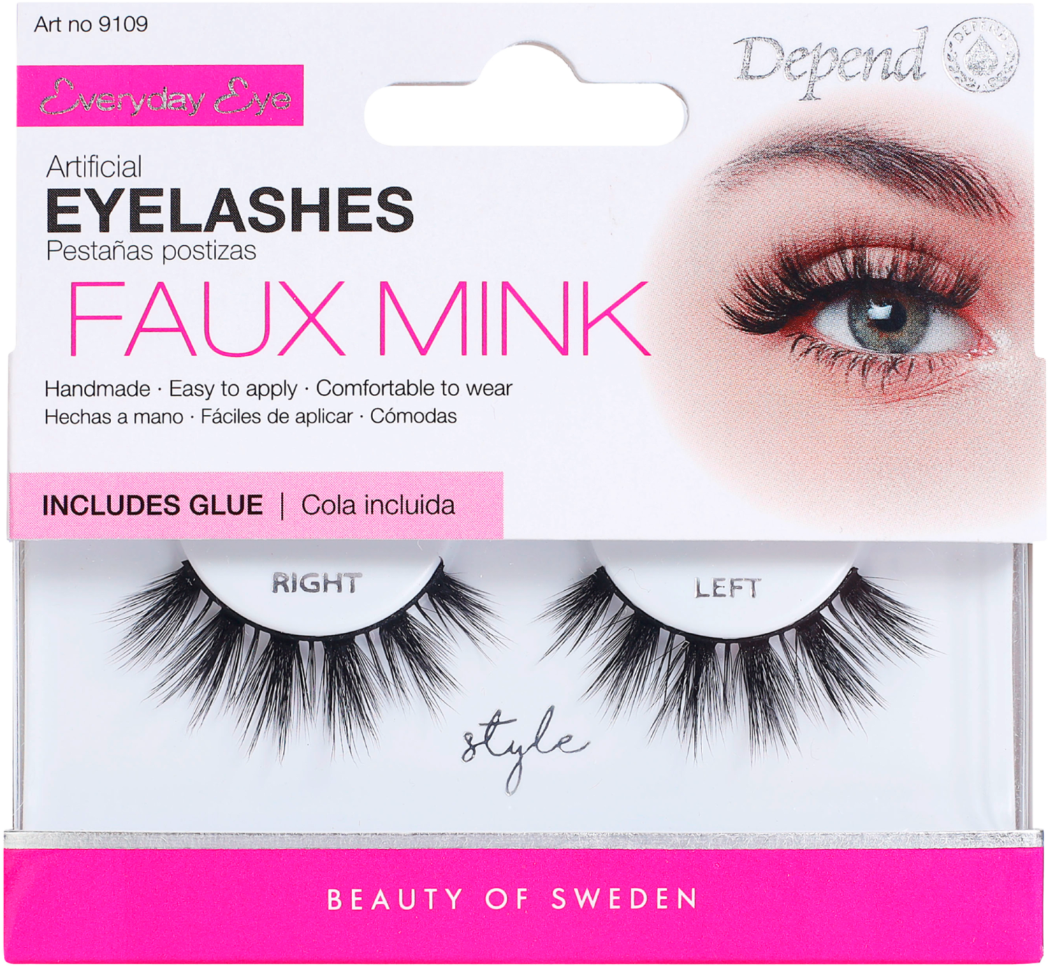 DEPEND Faux mink veštačke trepavice 1kom-slika