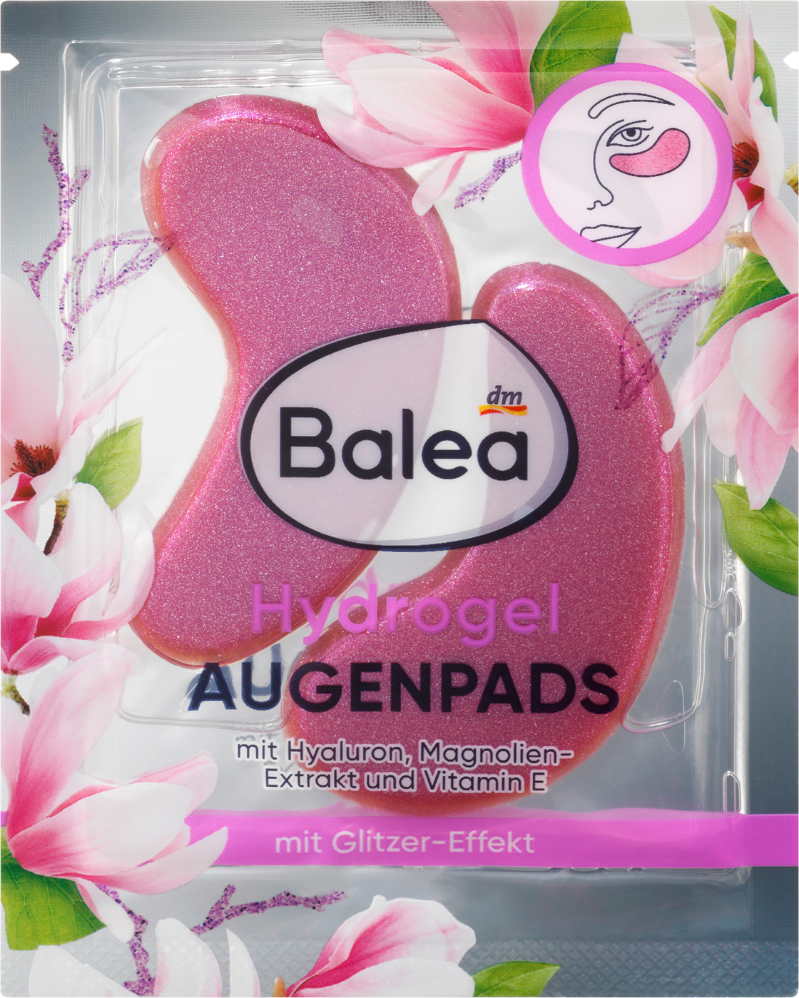 BALEA Hydrogel jastučići za predeo oko očiju magnolija 2kom-slika