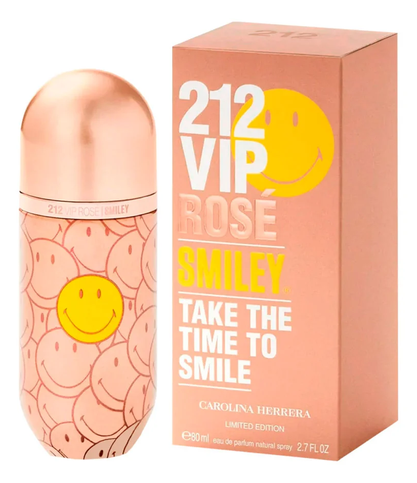 CAROLINA HERRERA 212 VIP Rose smiley parfem 80ml-slika