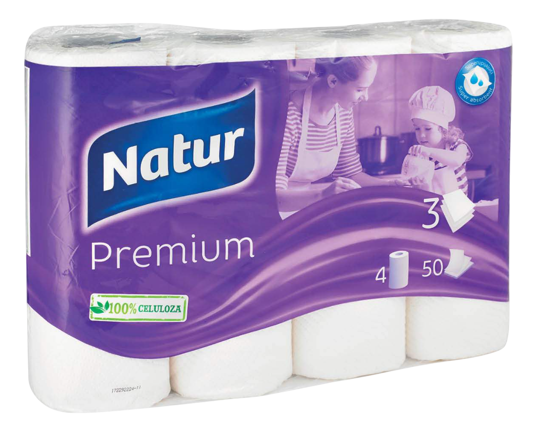Ubrus NATUR Premium 3sloja 4kom-slika