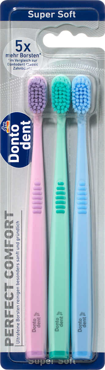 DONTODENT Perfect comfort četkica za zube super mekana 3kom-slika