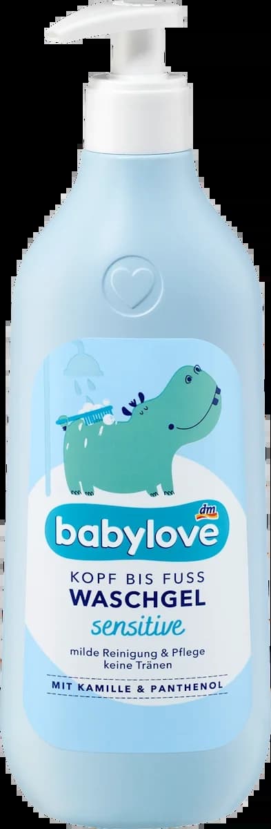 Gel za kupanje BABYLOVE sensitive kamilica i pantenol 500ml-slika