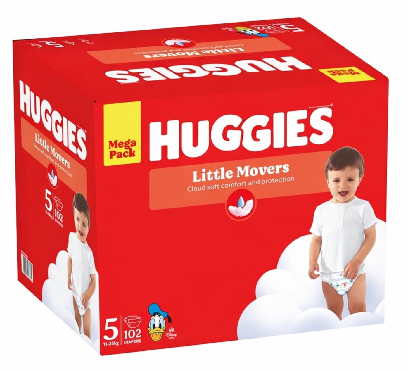 HUGGIES pelene Little Movers 5 102kom-slika