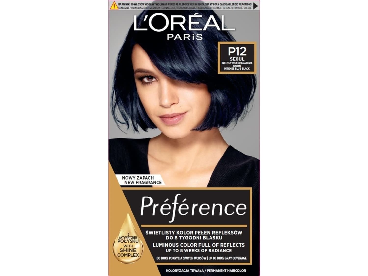 L'OREAL Preference farba za kosu P12 intense blue black-slika