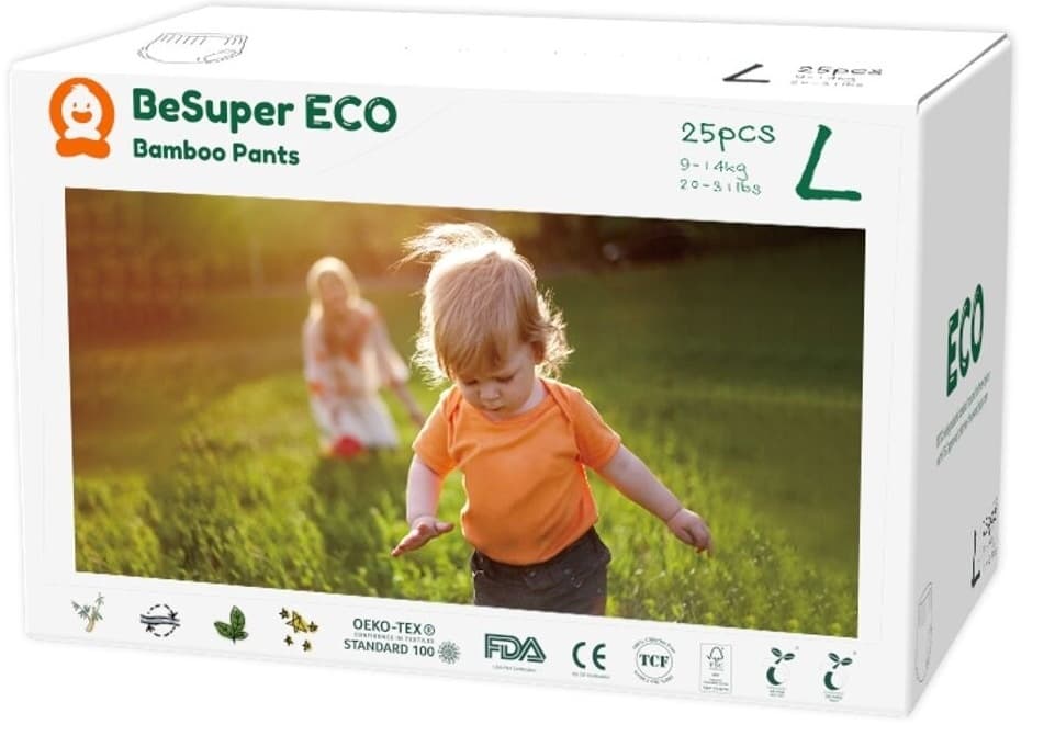 BESUPER pelene pants eco bamboo L 100kom-slika