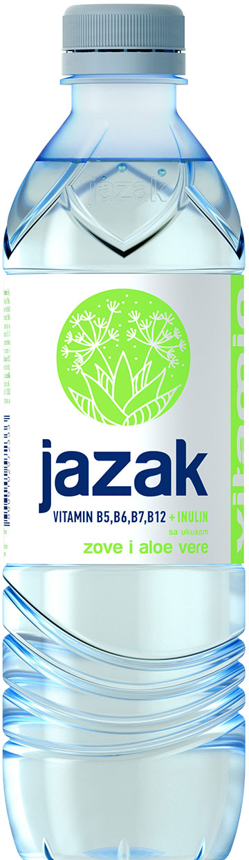 JAZAK VITAMIN B + INULIN ZOVA & ALOE VERA 0,5L-slika