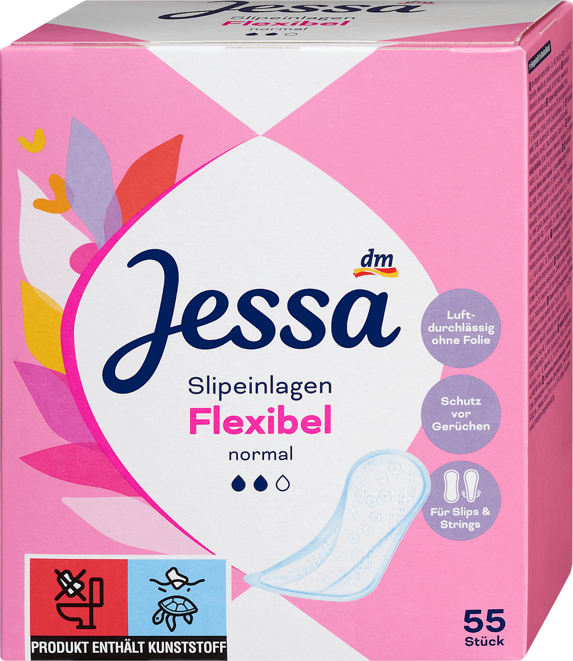 JESSA Flexibel dnevni ulošci normal 55kom-slika