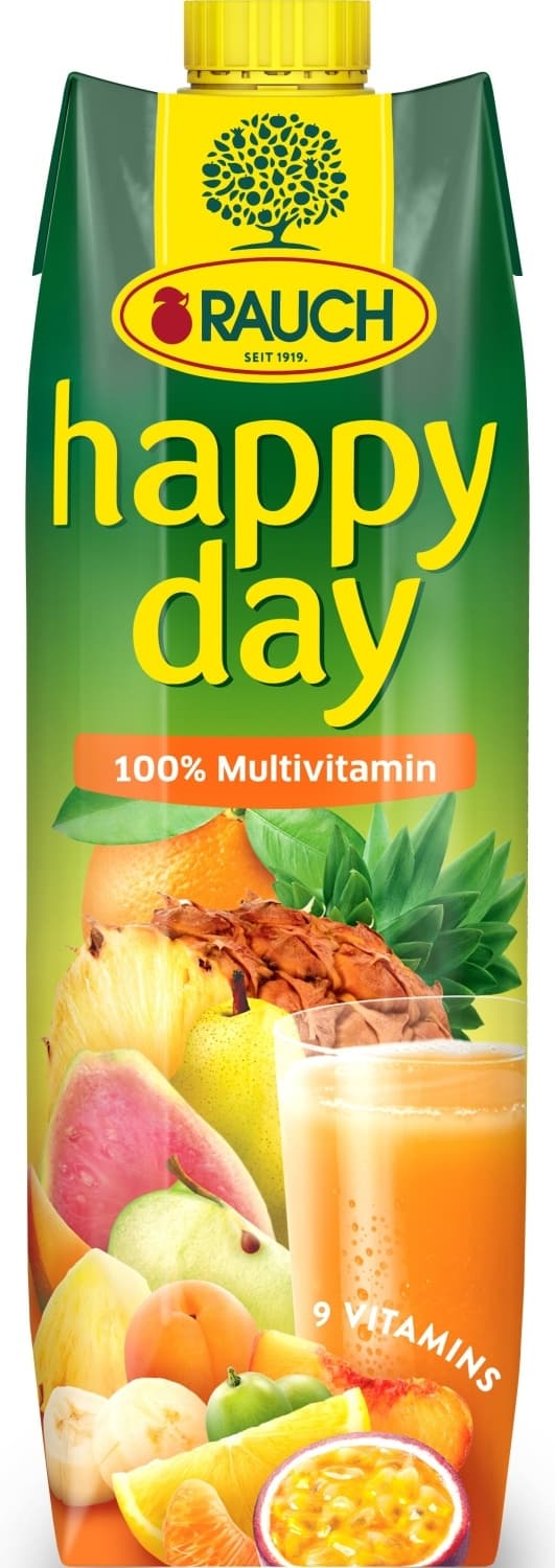 Voćni sok HAPPY DAY multivitamin 100% 1l-slika