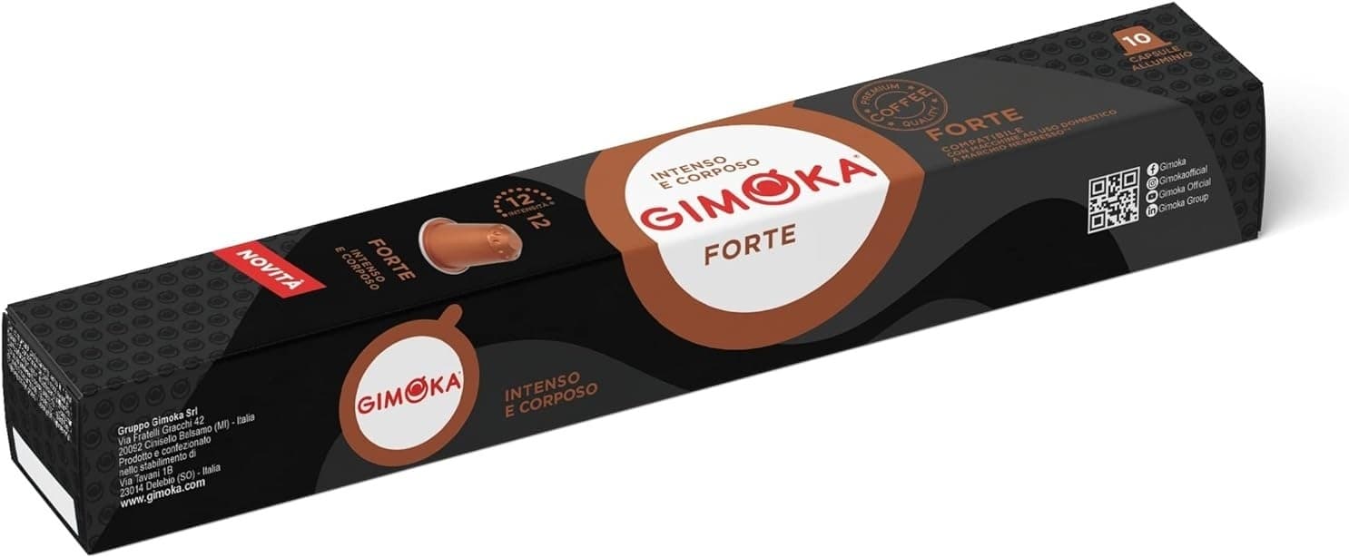 Kapsule GIMOKA Forte AL/T in alluminio 10kom-slika