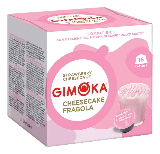 Kapsule GIMOKA Cheesecake Fragola 16kom-slika