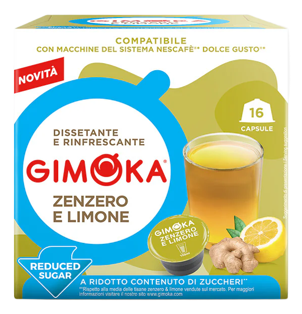 Kapsule GIMOKA Tisana Zenzero e Limone 16kom-slika