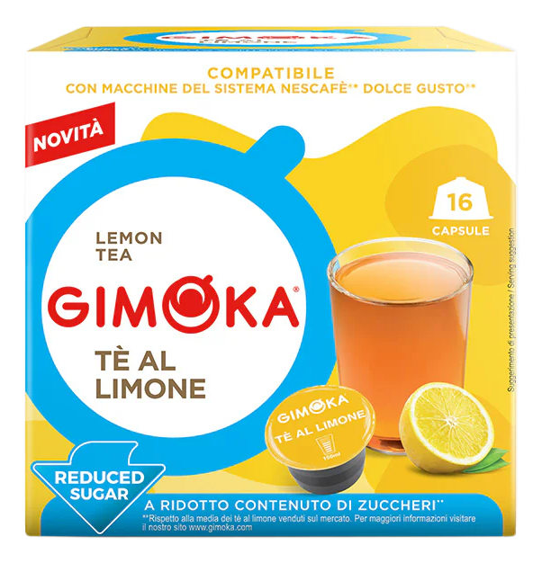 Kapsule GIMOKA Te Al Limone 16kom reduced sugar-slika