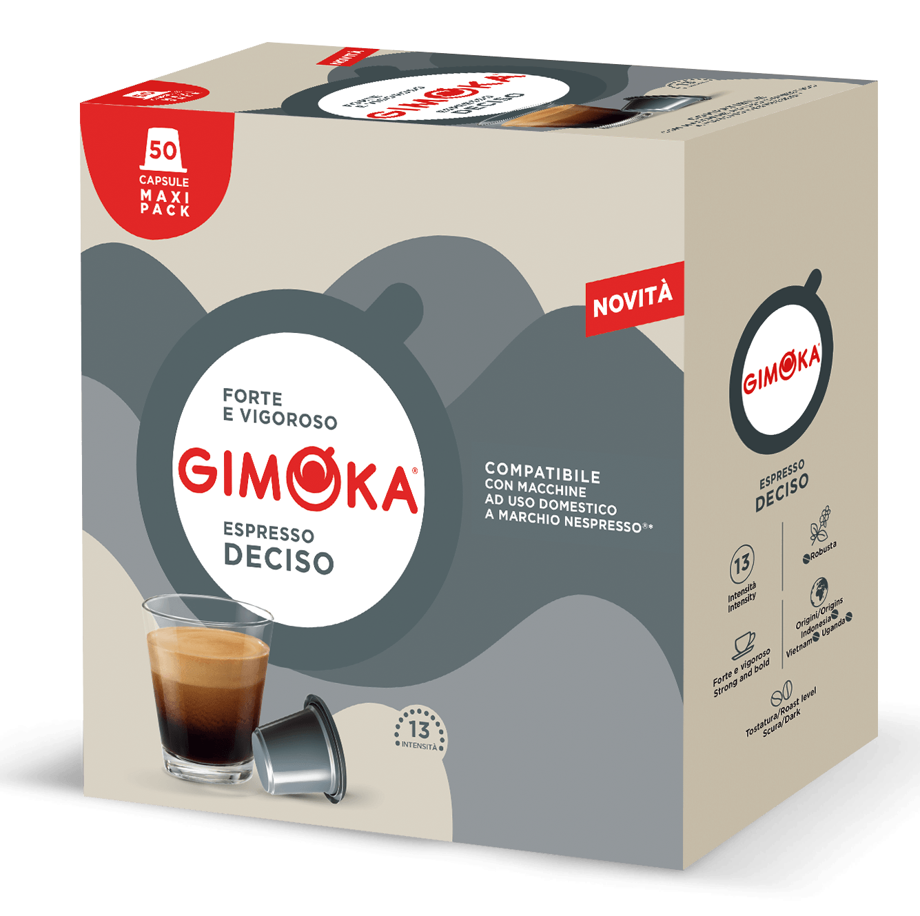 Kapsule GIMOKA Deciso espresso 50kom-slika