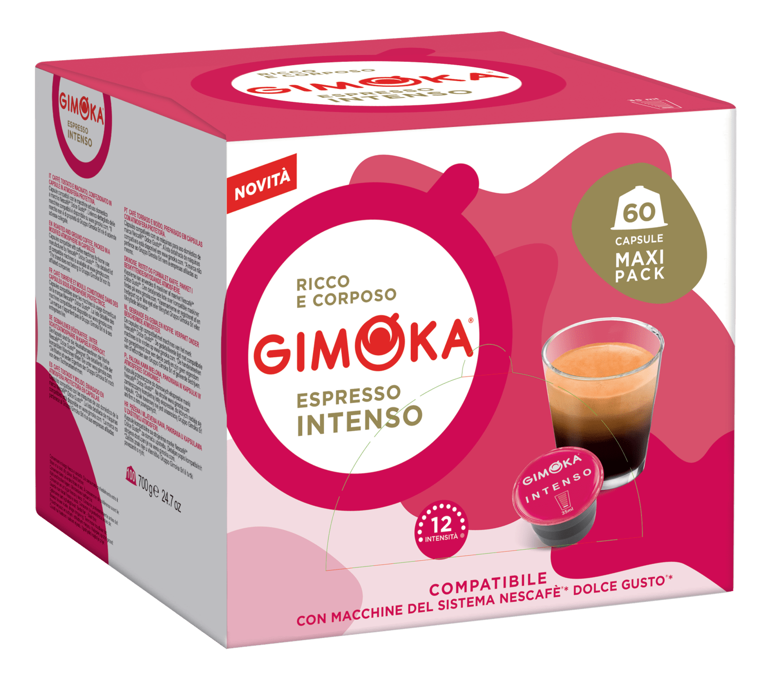 Kapsule GIMOKA Intenso espresso 60kom-slika