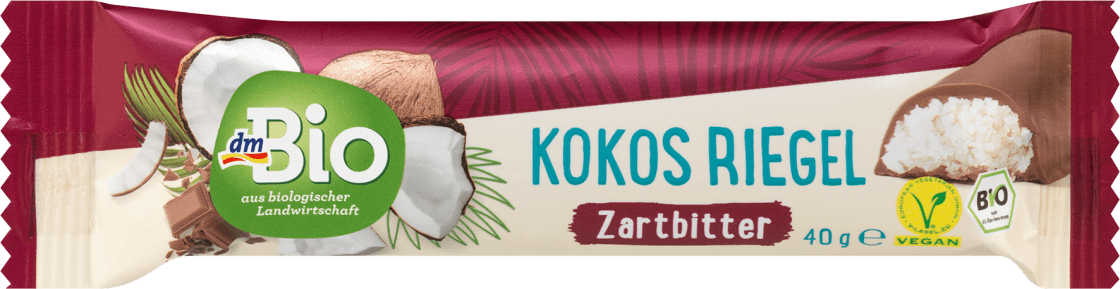 Štanglica DM BIO kokos i crna čokolada 40g-slika
