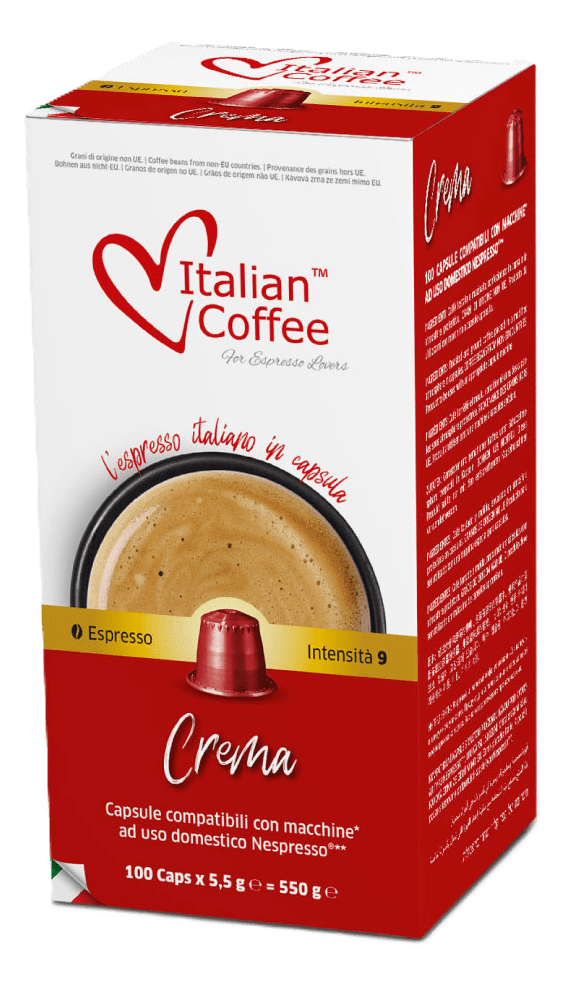 Kapsule ITALIAN COFFEE Espresso Crema nespresso 100kom-slika