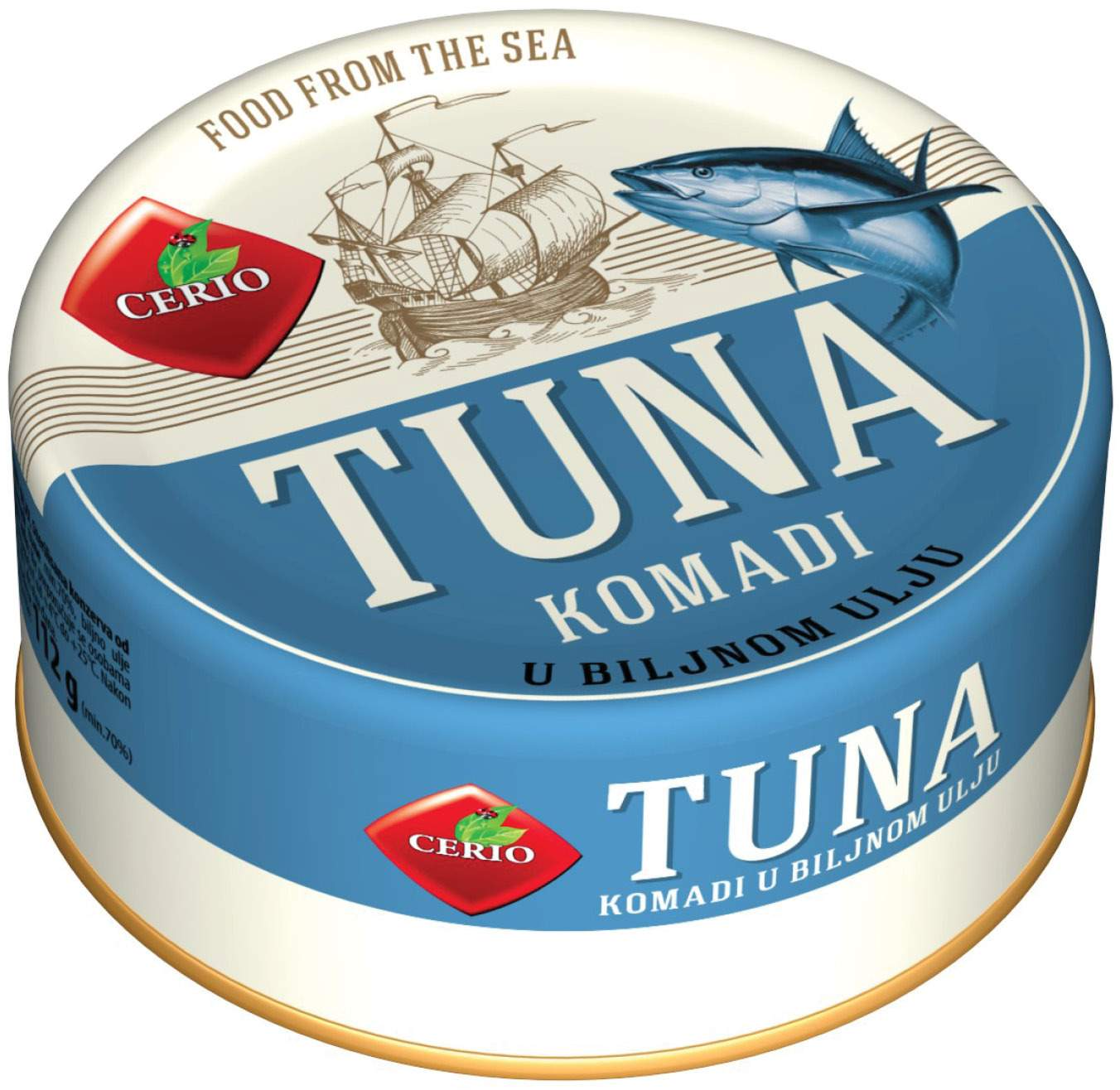 TUNA KOMADI U BILJNOM ULJU 160G CER-slika