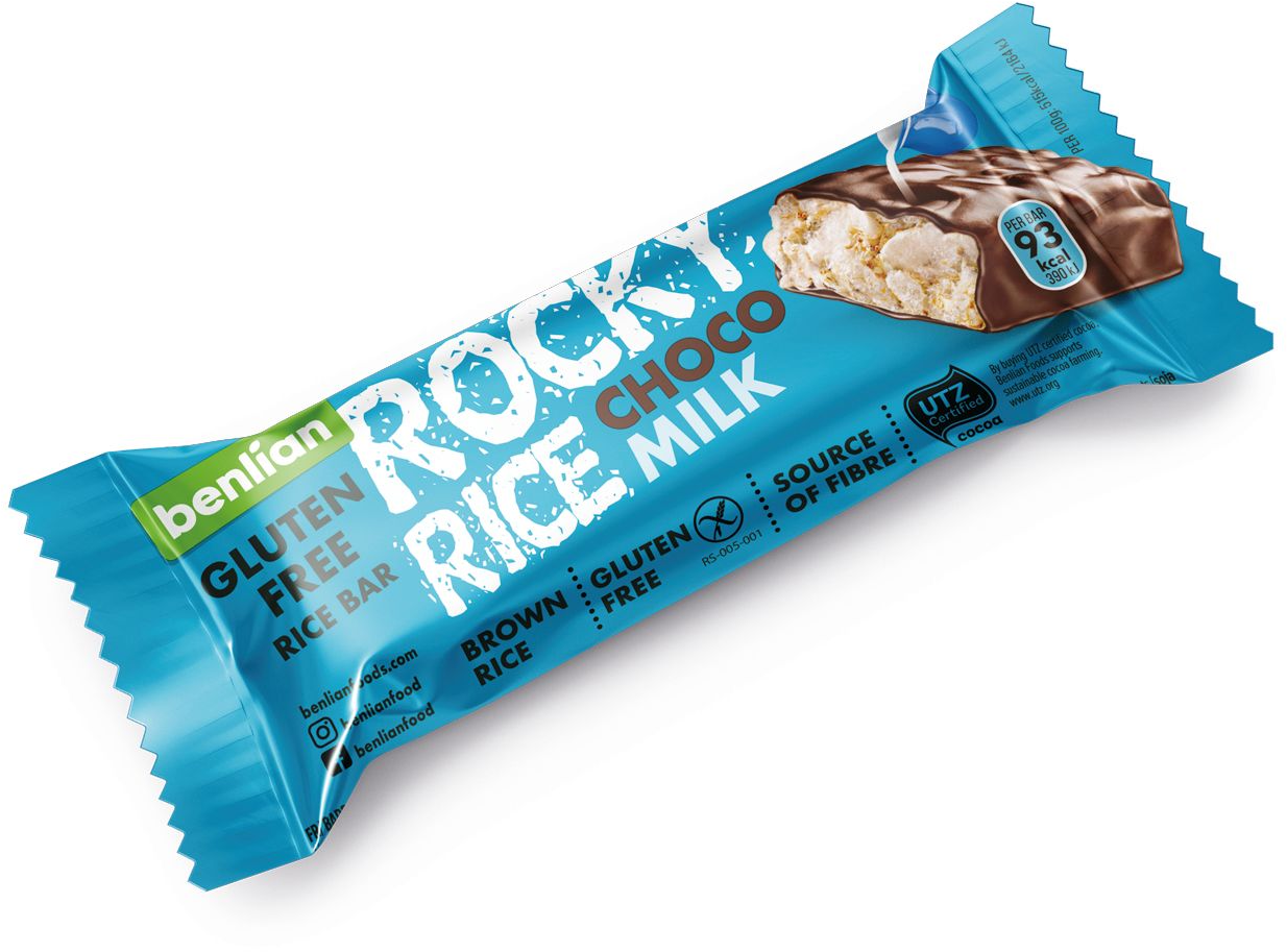 BAR CHOCO ROCKY RICE-MLEKO 18G-slika