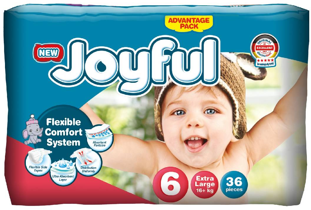 PELENE JOYFUL 6 EXTRA LARGE 16+ 36/1-slika