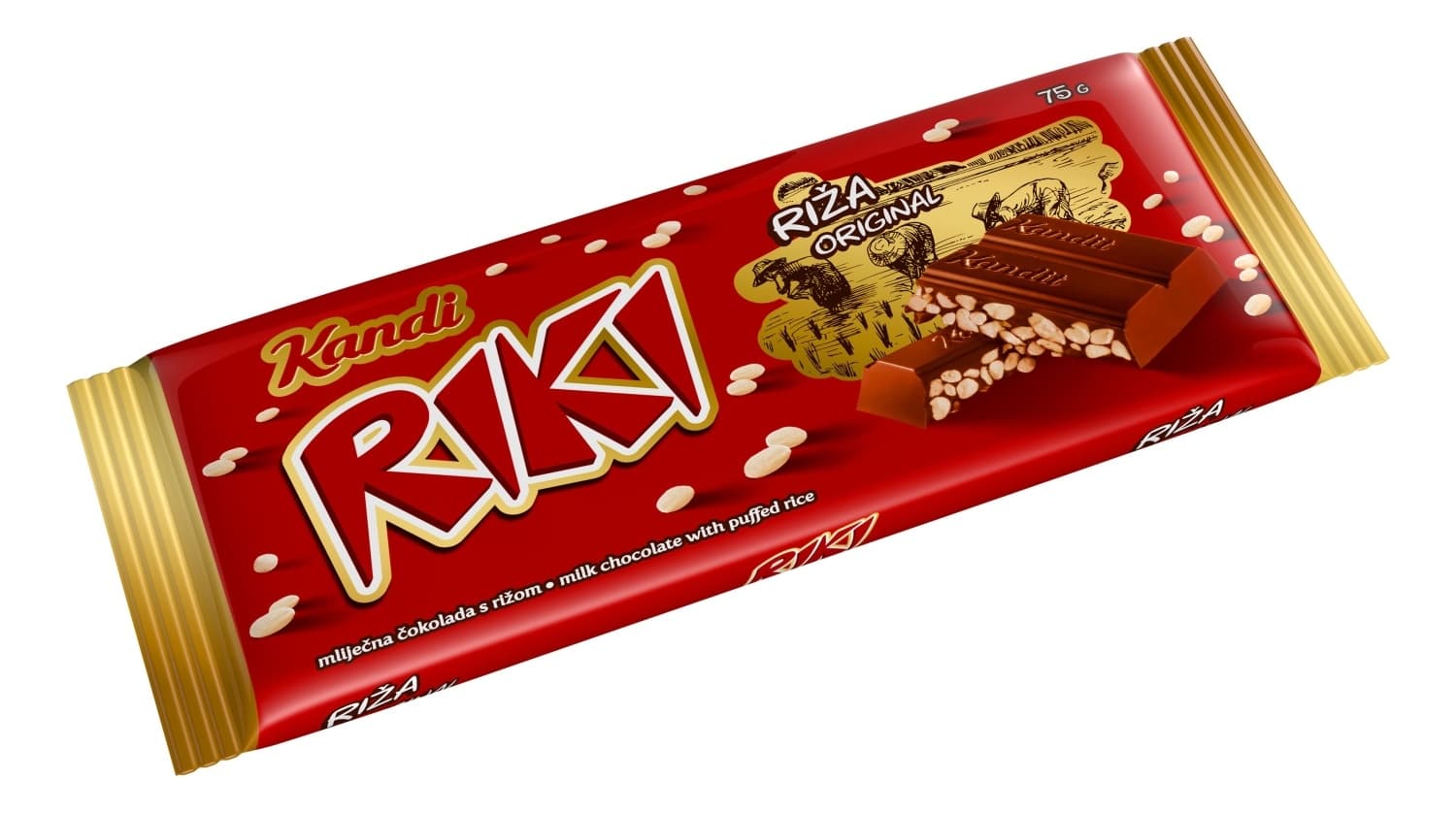 KANDIT RIKI RIZA COKOLADA 75G-slika
