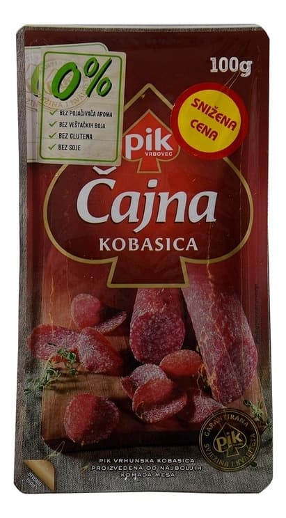 Čajna kobasica PIK 100g-slika