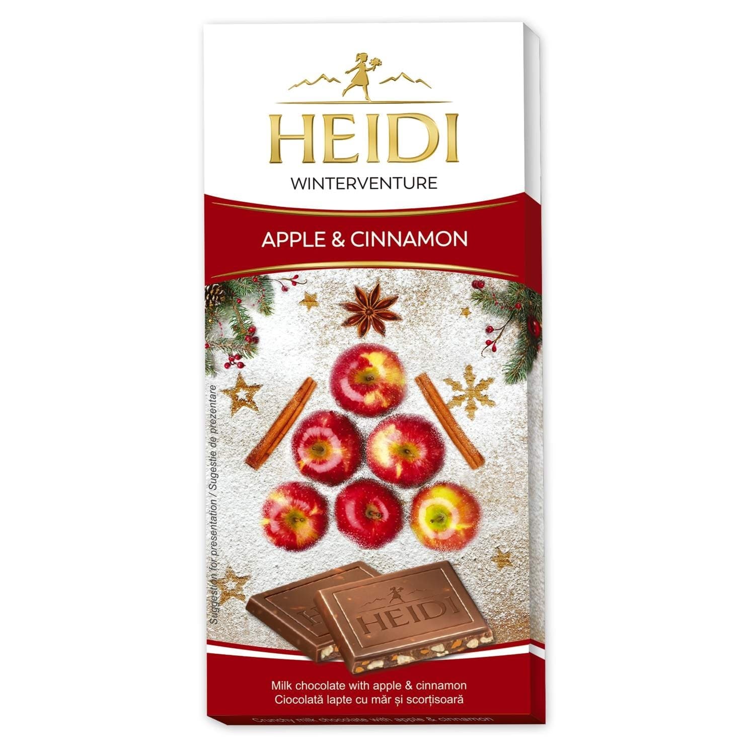 Čokolada HEIDI jabuka i cimet 90g-slika