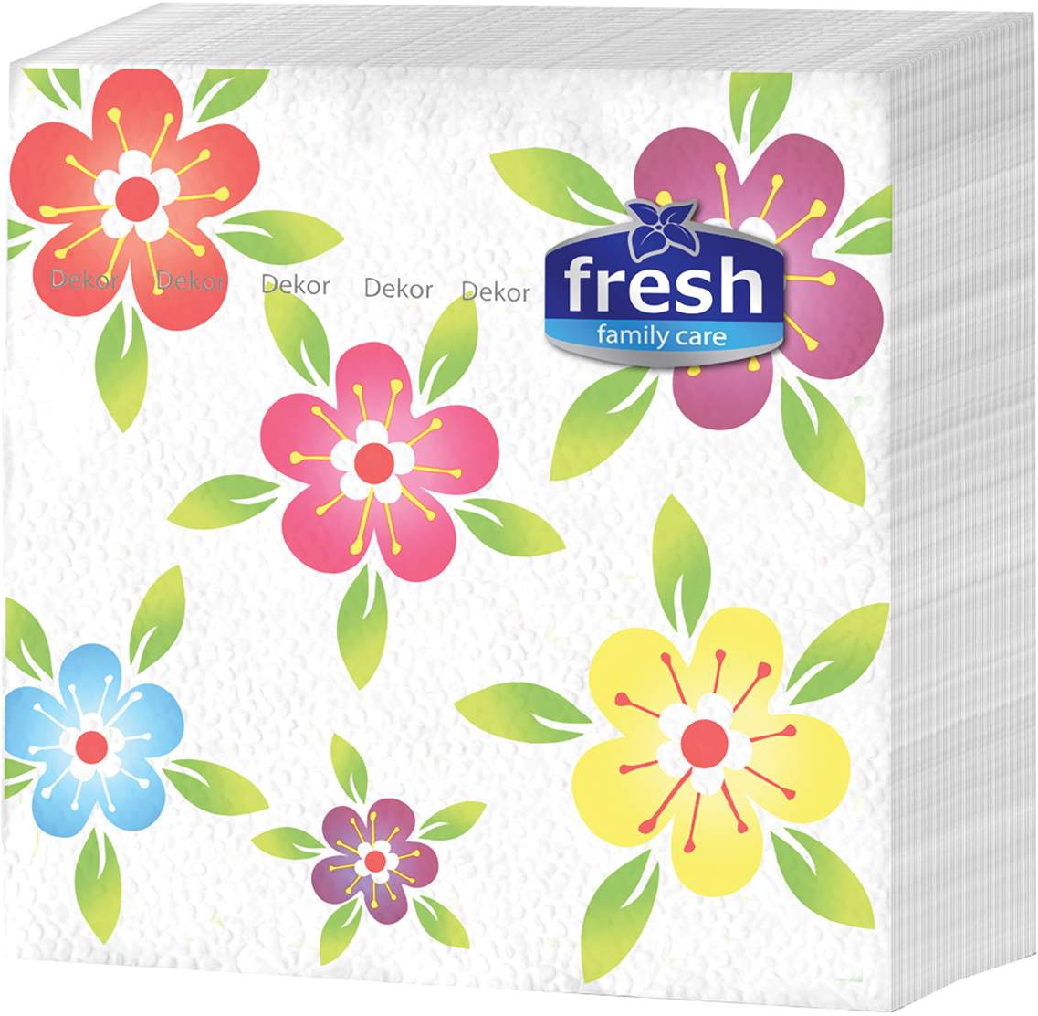 Salvete FRESH Cvetne 1sloj 45kom-slika