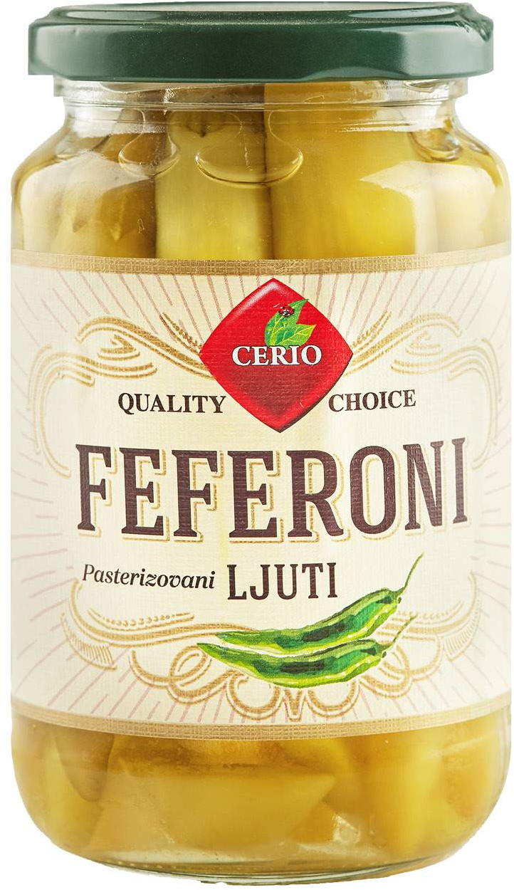 Feferoni CERIO ljuti 320g-slika