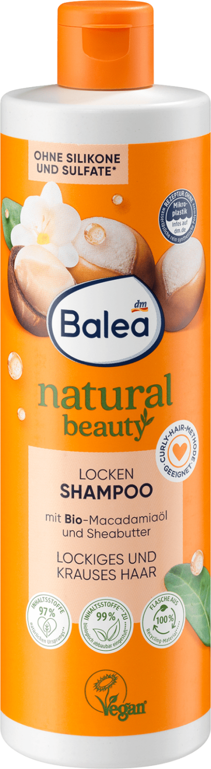 Šampon za kovrdžavu kosu BALEA Natural beauty 400ml-slika