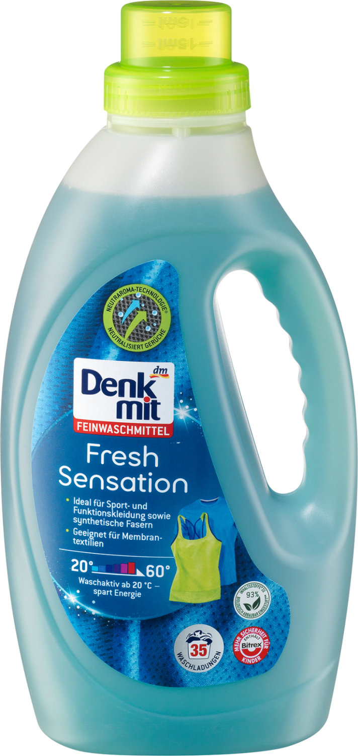 DENKMIT Fresh sensation tečni deterdžent 35 pranja-slika