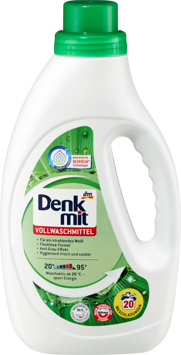 DENKMIT tečni deterdžent za beli veš 20 pranja-slika