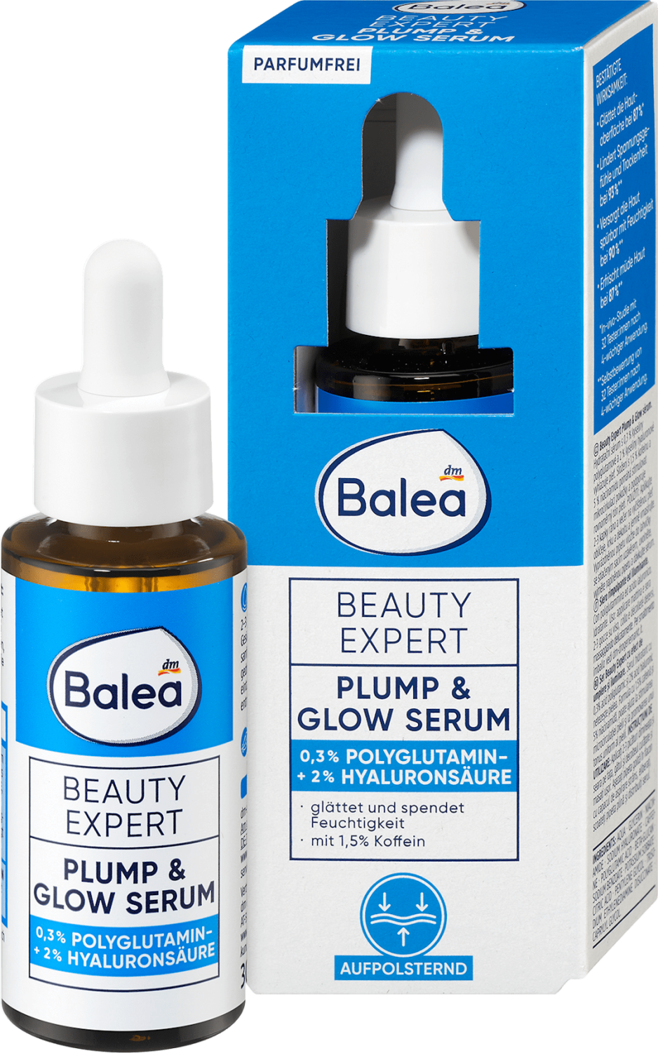BALEA Beauty expert pump & glow serum za lice 30ml-slika