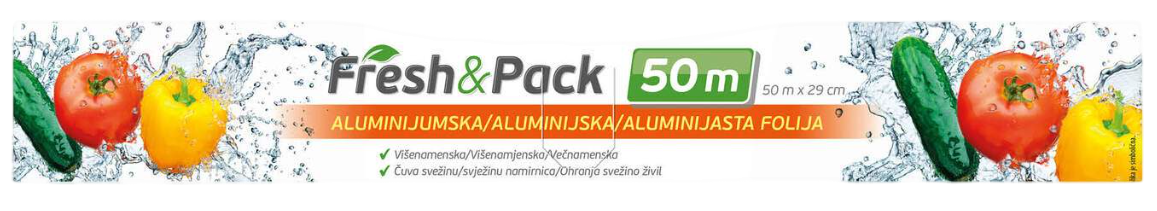 FRESH aluminijumska folija 50m-slika