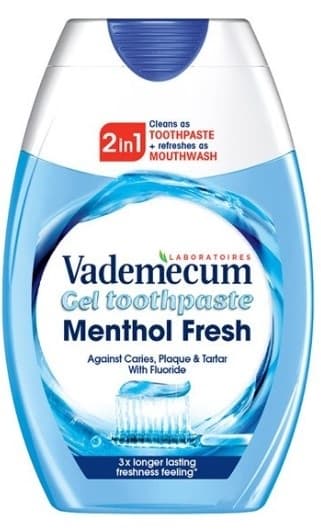 Pasta VADEMECUM 2in1 Menthol fresh 75ml-slika