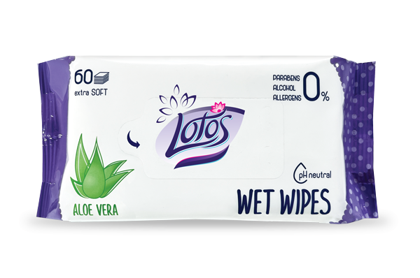 LOTOS VLAZNE MARAMICE 60/1 ALOE VERA-slika