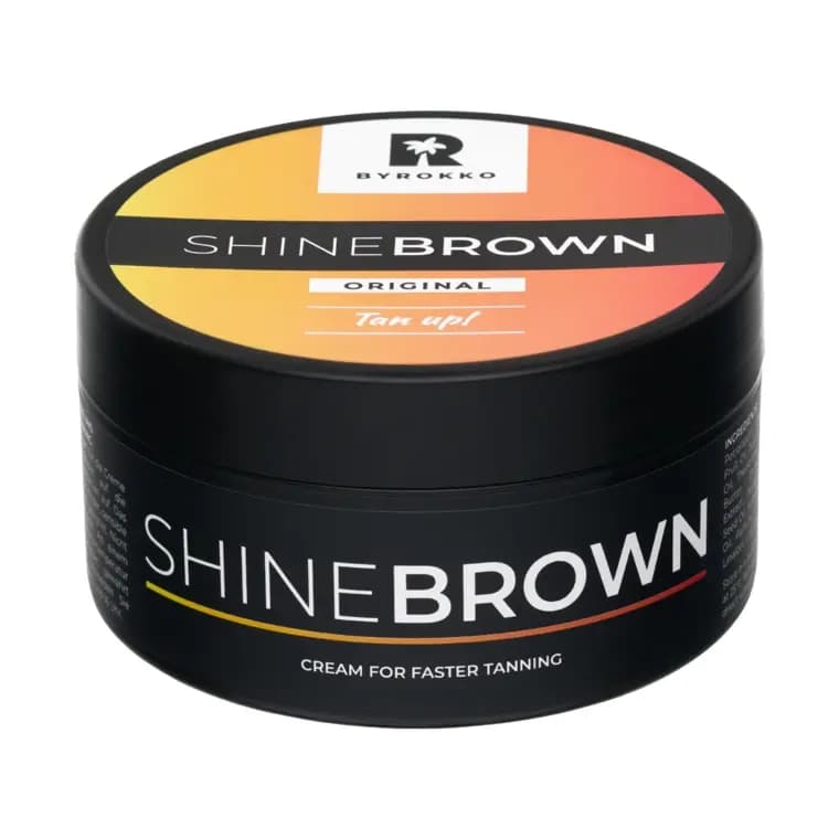 Krema za brzo tamnjenje BYROKKO shine brown tan up 200ml-slika