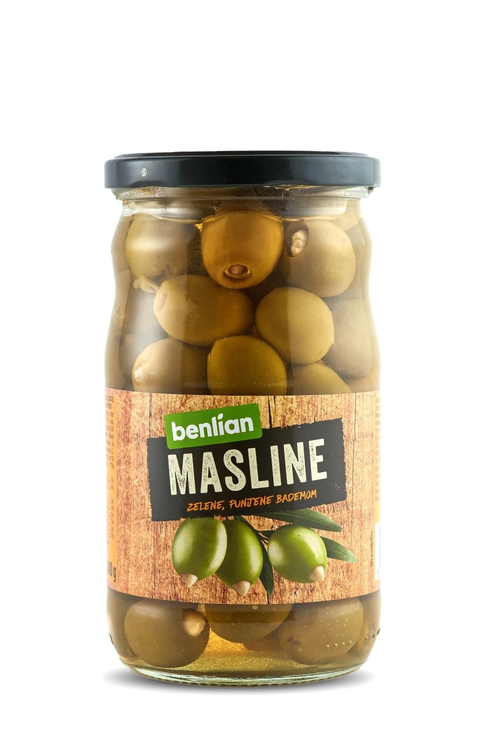 MASLINE ZELENE SA BADEMOM 700G BF-slika