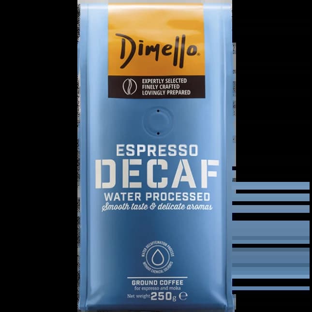 Espresso Kafa DIMELLO Decaf mlevena 250g-slika
