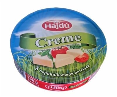 Topljeni sir HAJDU creme 100g-slika
