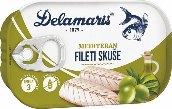 SKUŠA FILE MED ULJU 125G DELAMARIS-slika