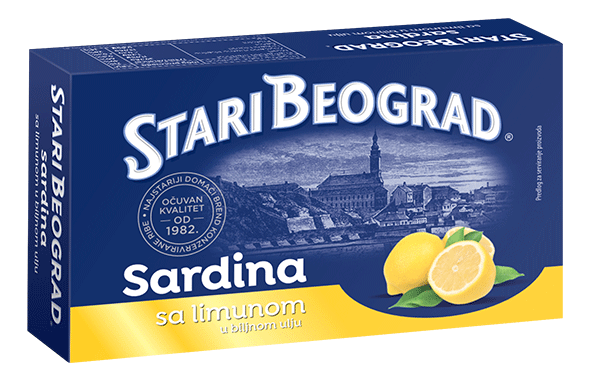 Stari Beograd sardina sa limunom 100g PF-slika